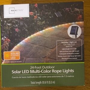 Mainstays Solar LED Colorful Rope Lights